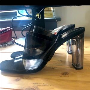 Zara acrylic heels size 39 or is 8